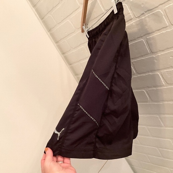 Puma Men Basket Shorts Cool Cell Black White Size S - Picture 6 of 8